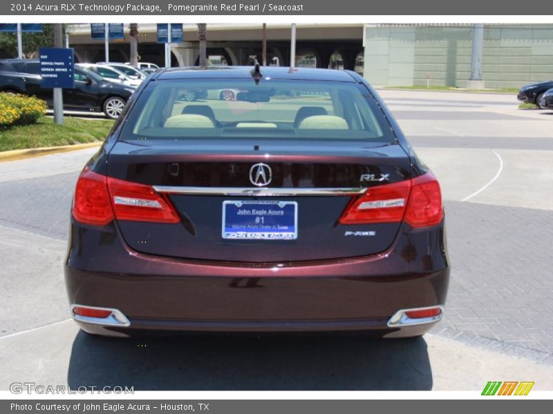 Pomegranite Red Pearl / Seacoast 2014 Acura RLX Technology Package
