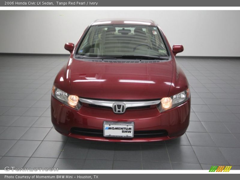 Tango Red Pearl / Ivory 2006 Honda Civic LX Sedan