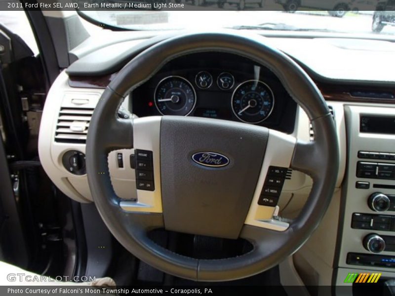 Earth Metallic / Medium Light Stone 2011 Ford Flex SEL AWD