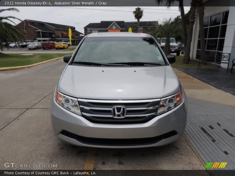 Alabaster Silver Metallic / Gray 2012 Honda Odyssey EX-L