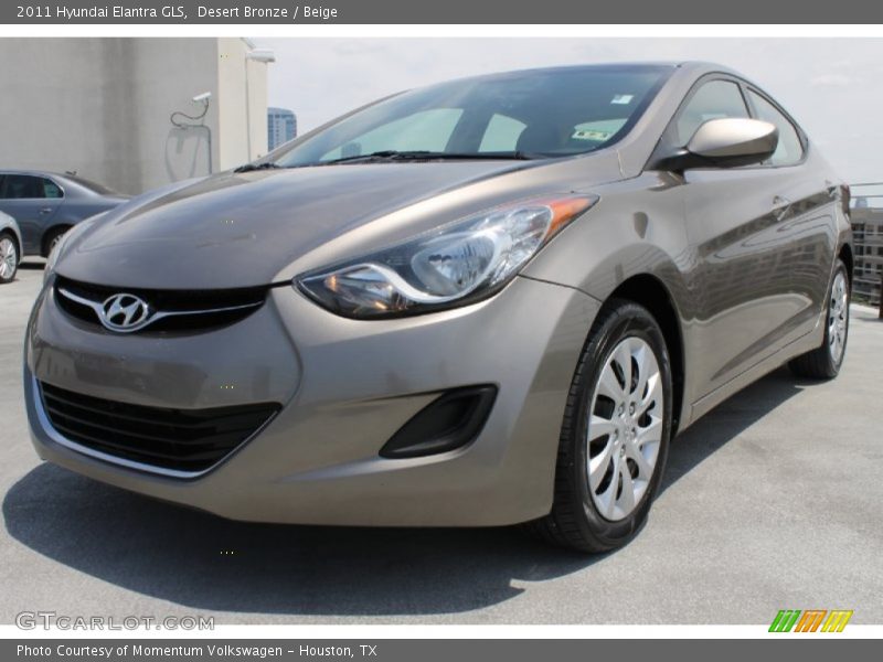 Desert Bronze / Beige 2011 Hyundai Elantra GLS