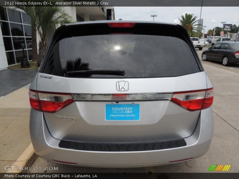Alabaster Silver Metallic / Gray 2012 Honda Odyssey EX-L