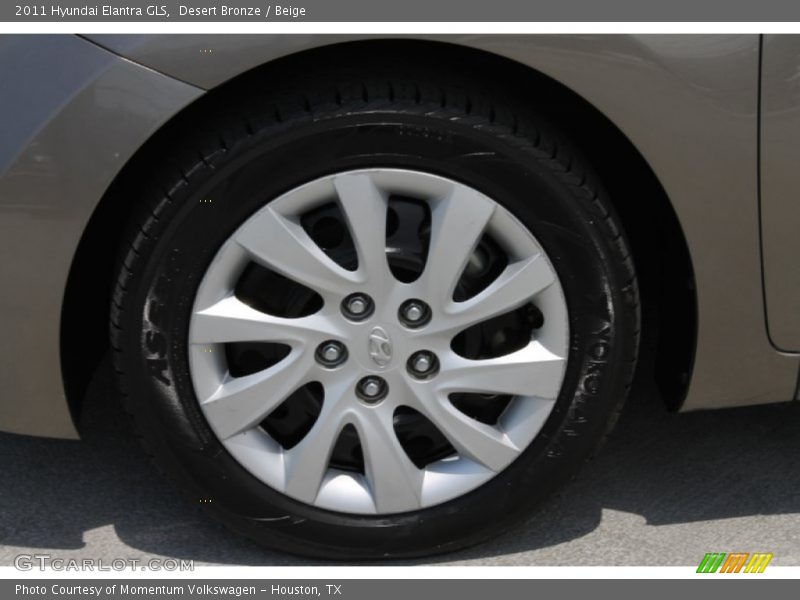 Desert Bronze / Beige 2011 Hyundai Elantra GLS