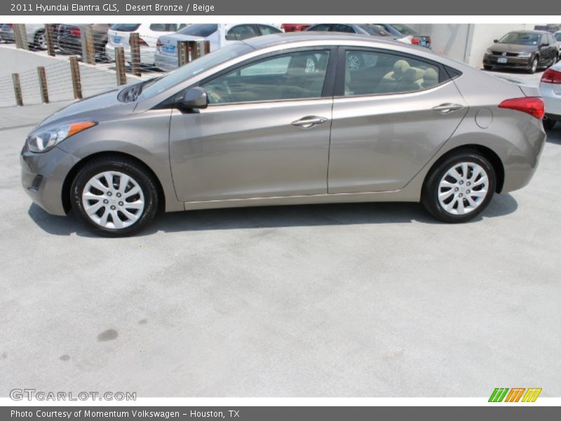 Desert Bronze / Beige 2011 Hyundai Elantra GLS