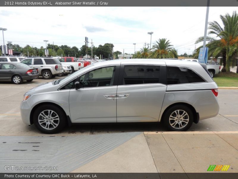 Alabaster Silver Metallic / Gray 2012 Honda Odyssey EX-L