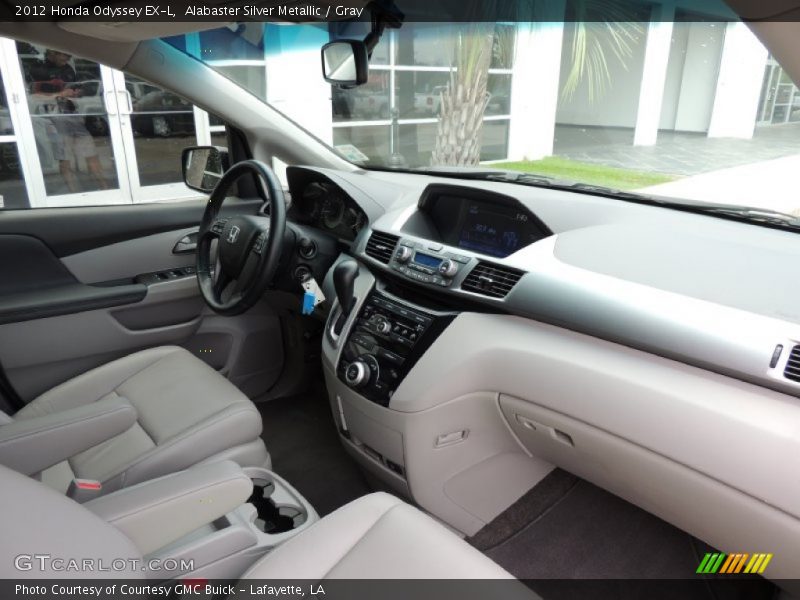 Alabaster Silver Metallic / Gray 2012 Honda Odyssey EX-L