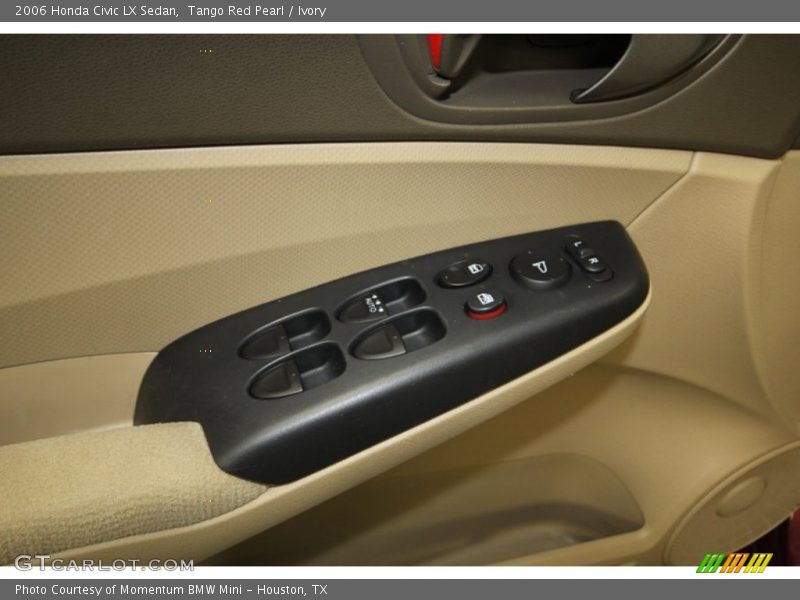 Tango Red Pearl / Ivory 2006 Honda Civic LX Sedan