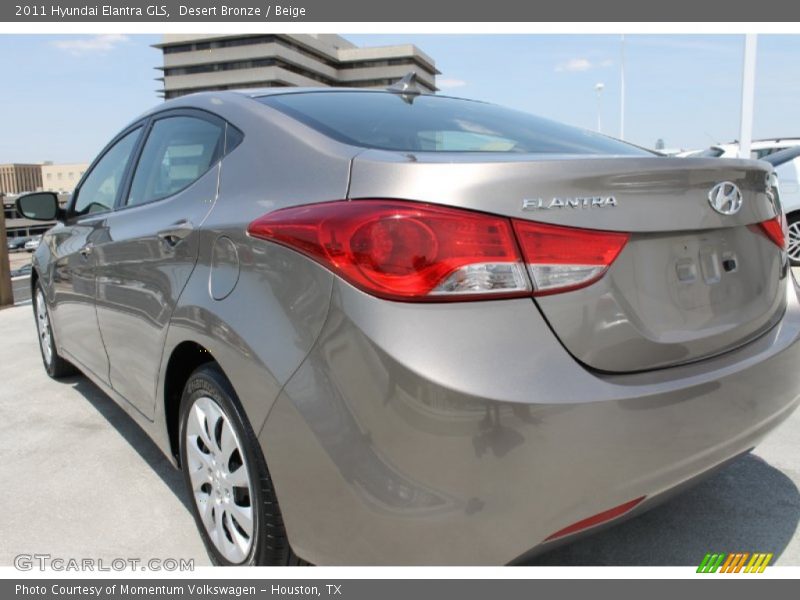 Desert Bronze / Beige 2011 Hyundai Elantra GLS