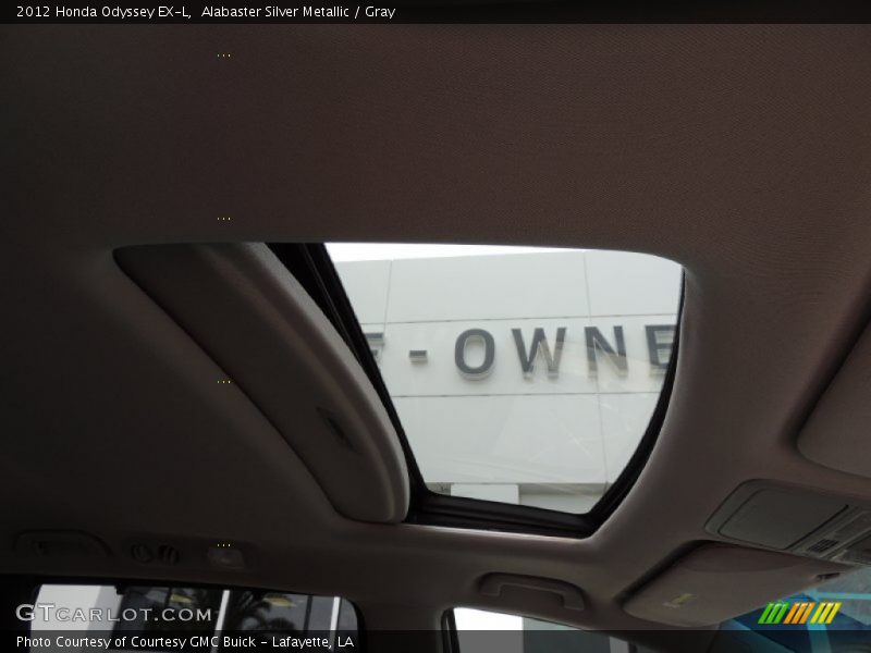 Alabaster Silver Metallic / Gray 2012 Honda Odyssey EX-L