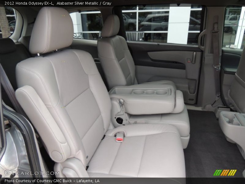 Alabaster Silver Metallic / Gray 2012 Honda Odyssey EX-L