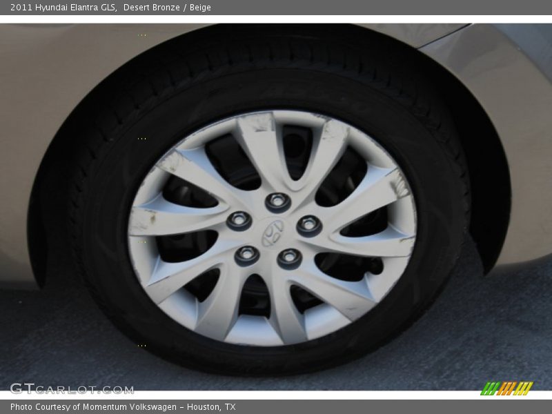 Desert Bronze / Beige 2011 Hyundai Elantra GLS