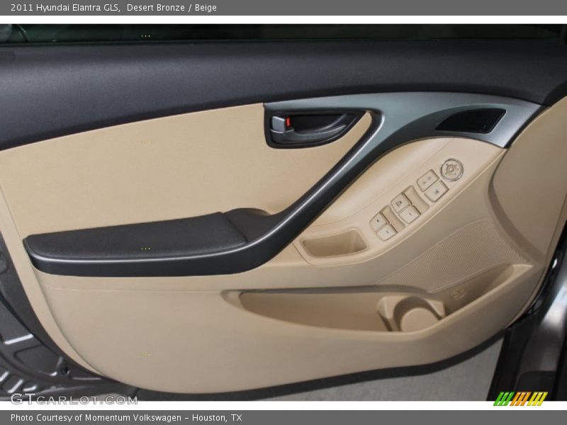 Desert Bronze / Beige 2011 Hyundai Elantra GLS