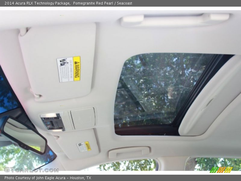 Pomegranite Red Pearl / Seacoast 2014 Acura RLX Technology Package