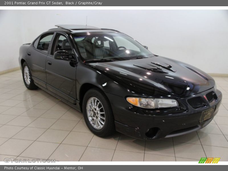 Black / Graphite/Gray 2001 Pontiac Grand Prix GT Sedan