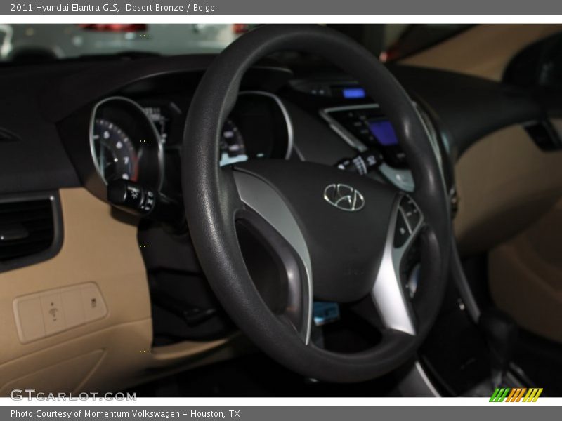 Desert Bronze / Beige 2011 Hyundai Elantra GLS