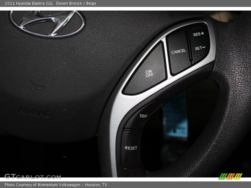 Desert Bronze / Beige 2011 Hyundai Elantra GLS