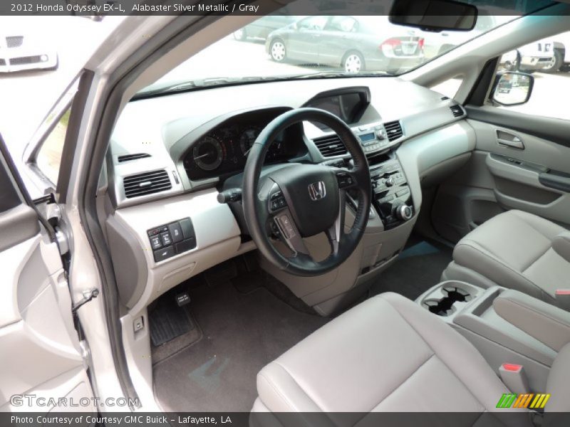 Alabaster Silver Metallic / Gray 2012 Honda Odyssey EX-L