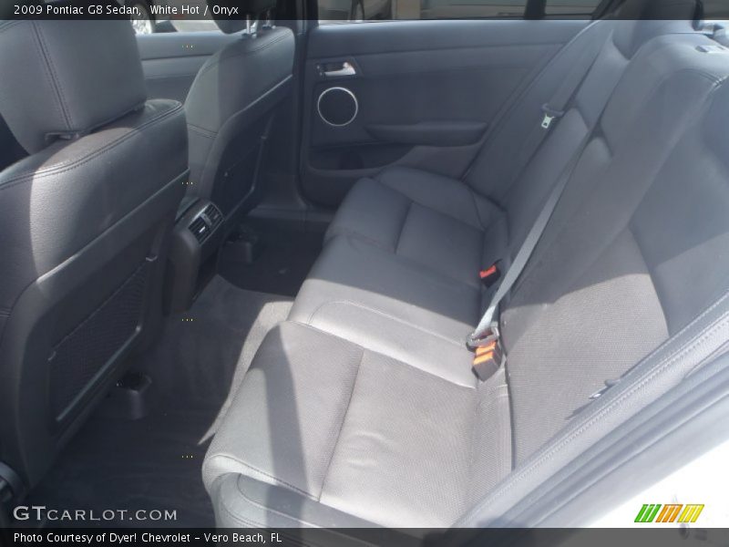 Rear Seat of 2009 G8 Sedan