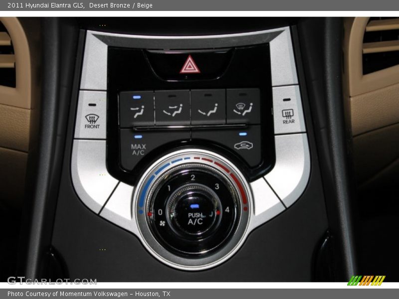 Desert Bronze / Beige 2011 Hyundai Elantra GLS