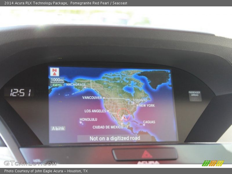 Navigation of 2014 RLX Technology Package