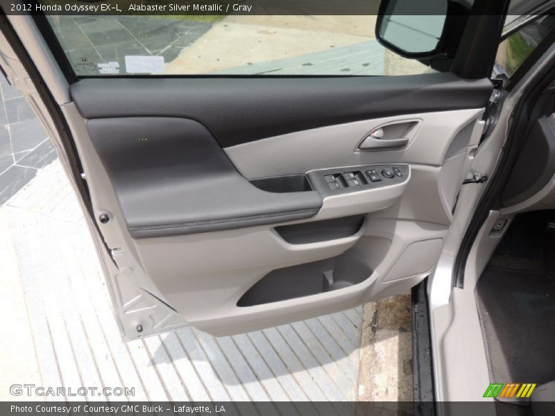 Alabaster Silver Metallic / Gray 2012 Honda Odyssey EX-L