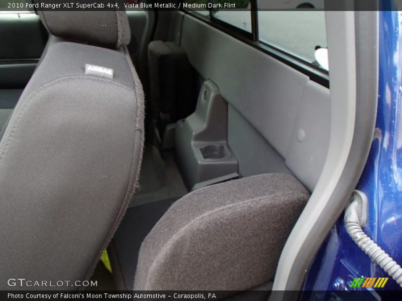 Vista Blue Metallic / Medium Dark Flint 2010 Ford Ranger XLT SuperCab 4x4