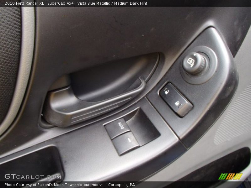 Vista Blue Metallic / Medium Dark Flint 2010 Ford Ranger XLT SuperCab 4x4