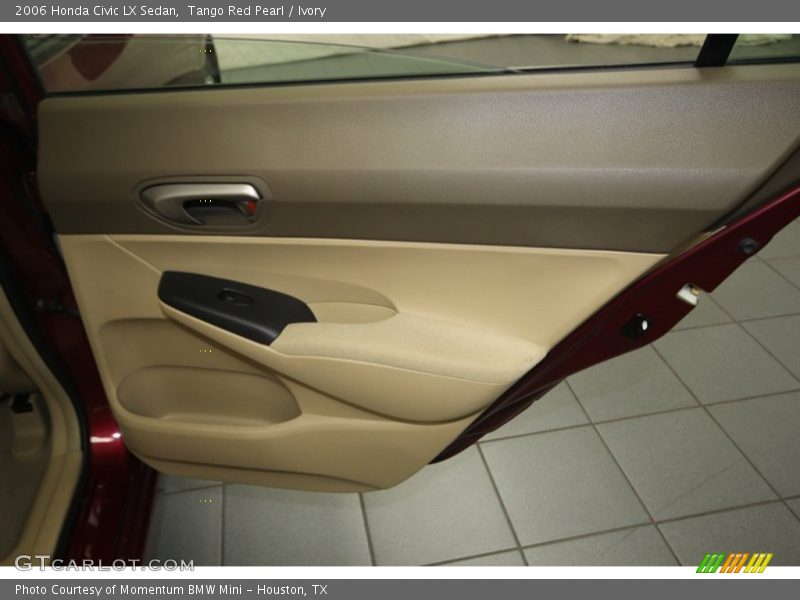 Tango Red Pearl / Ivory 2006 Honda Civic LX Sedan