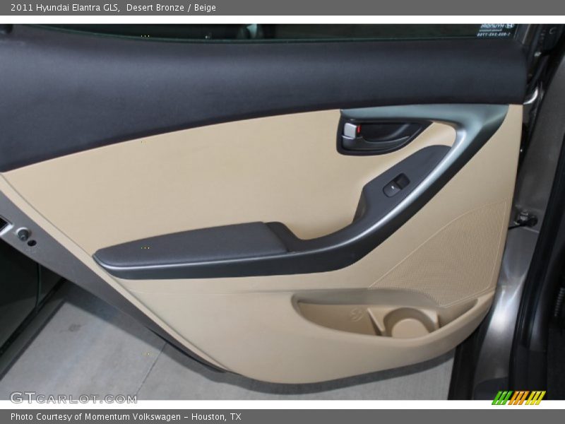 Desert Bronze / Beige 2011 Hyundai Elantra GLS