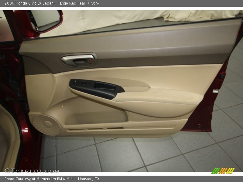 Tango Red Pearl / Ivory 2006 Honda Civic LX Sedan