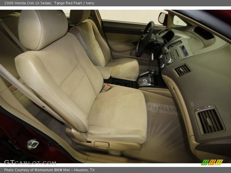 Tango Red Pearl / Ivory 2006 Honda Civic LX Sedan