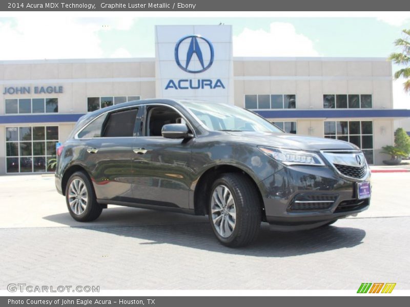 Graphite Luster Metallic / Ebony 2014 Acura MDX Technology