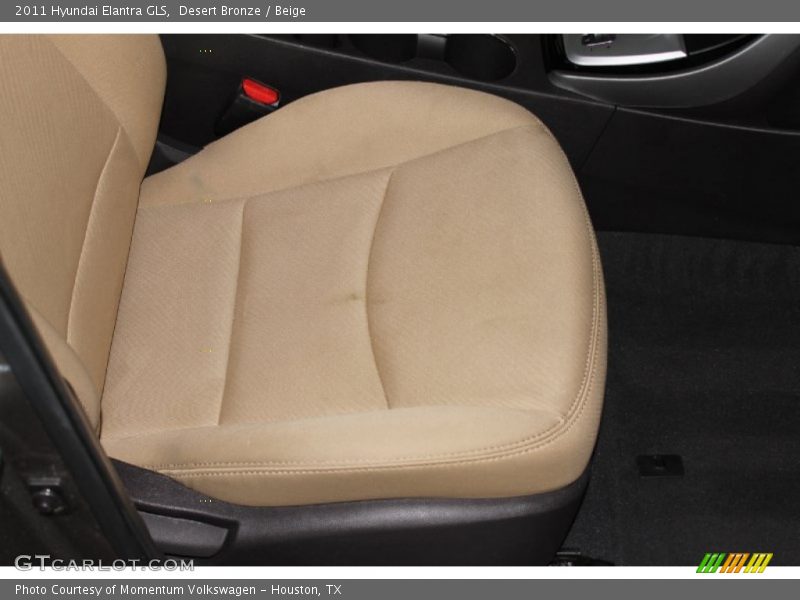 Desert Bronze / Beige 2011 Hyundai Elantra GLS