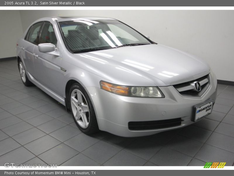 Satin Silver Metallic / Black 2005 Acura TL 3.2