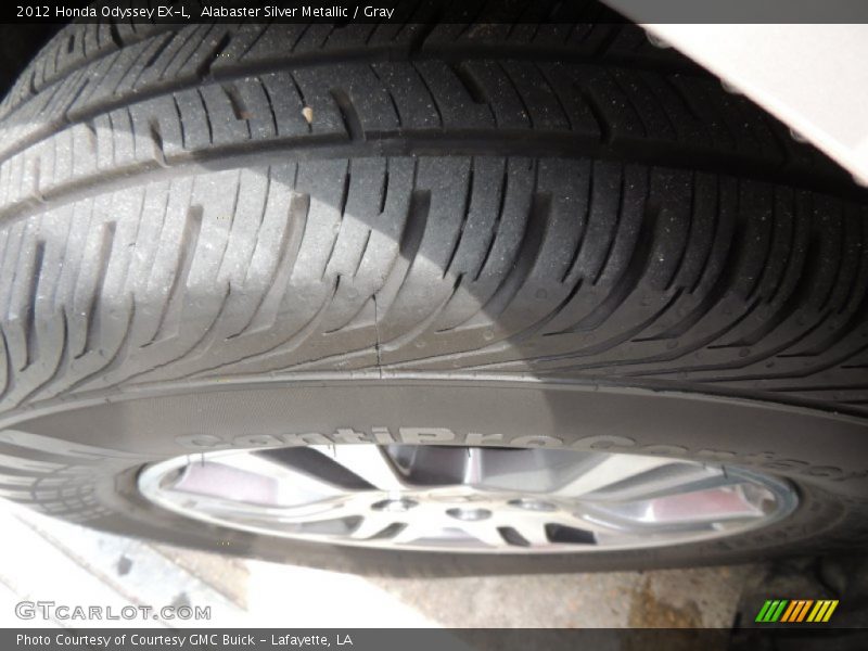 Alabaster Silver Metallic / Gray 2012 Honda Odyssey EX-L