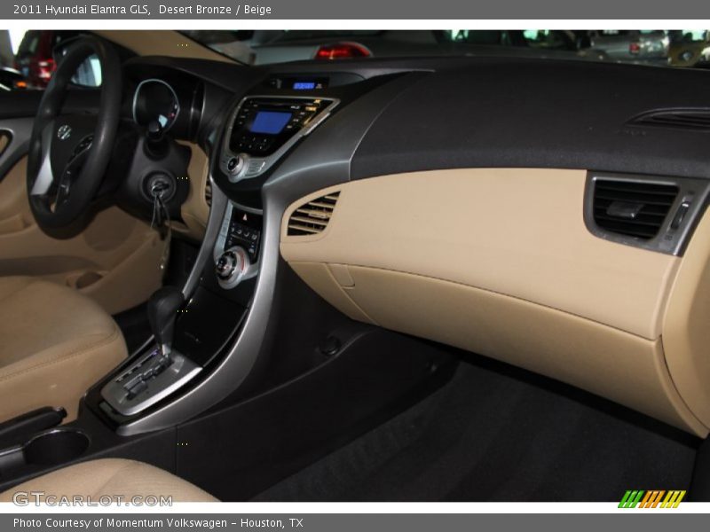 Desert Bronze / Beige 2011 Hyundai Elantra GLS