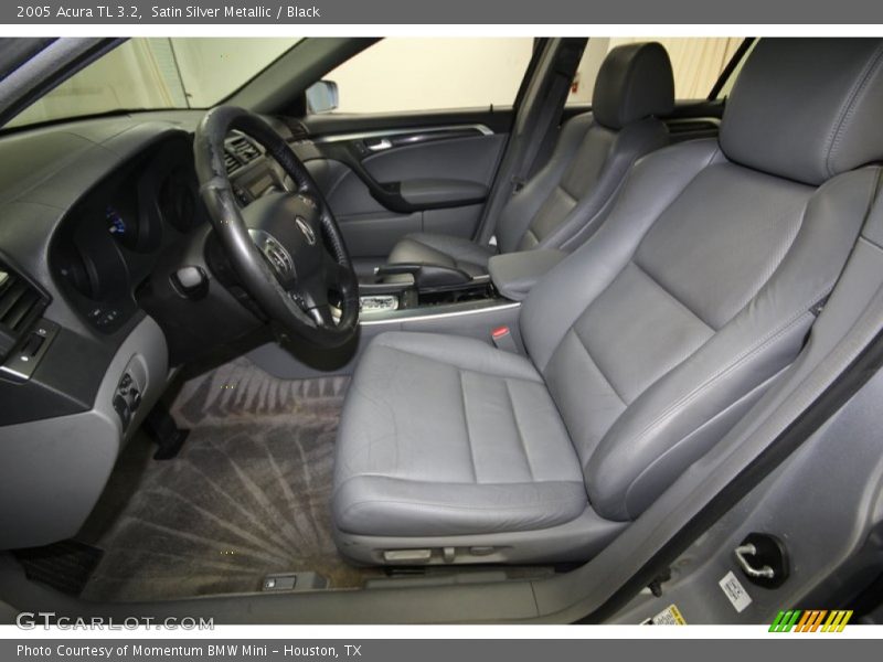 Satin Silver Metallic / Black 2005 Acura TL 3.2