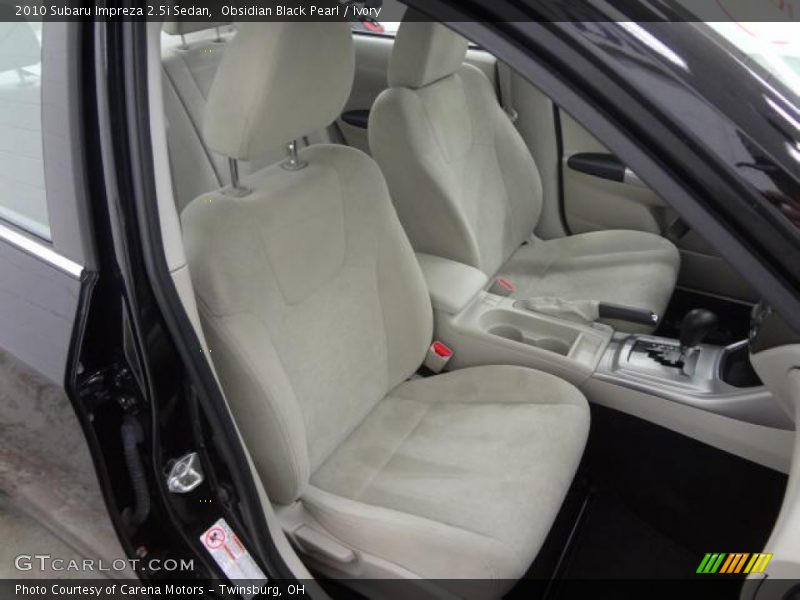 Obsidian Black Pearl / Ivory 2010 Subaru Impreza 2.5i Sedan
