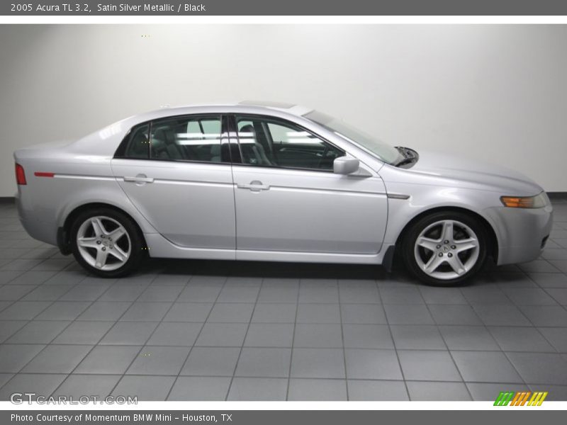 Satin Silver Metallic / Black 2005 Acura TL 3.2