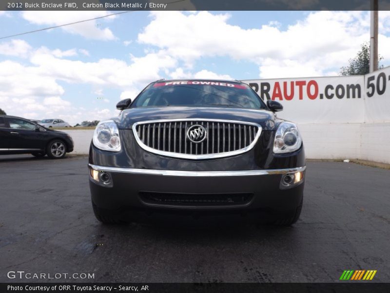 Carbon Black Metallic / Ebony 2012 Buick Enclave FWD