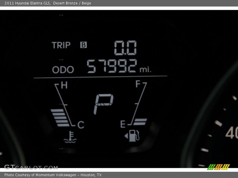 Desert Bronze / Beige 2011 Hyundai Elantra GLS