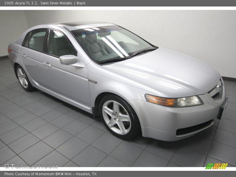 Satin Silver Metallic / Black 2005 Acura TL 3.2