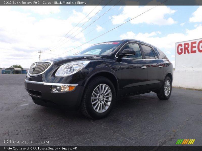 Carbon Black Metallic / Ebony 2012 Buick Enclave FWD