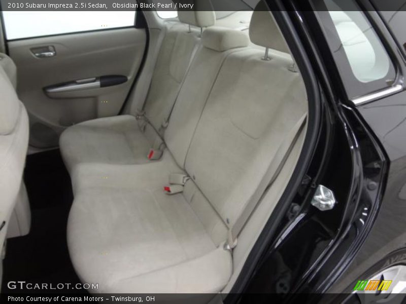 Obsidian Black Pearl / Ivory 2010 Subaru Impreza 2.5i Sedan