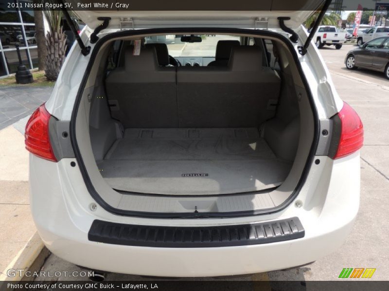 Pearl White / Gray 2011 Nissan Rogue SV