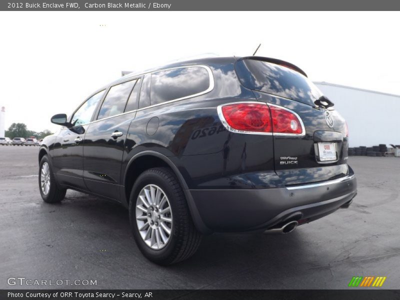 Carbon Black Metallic / Ebony 2012 Buick Enclave FWD