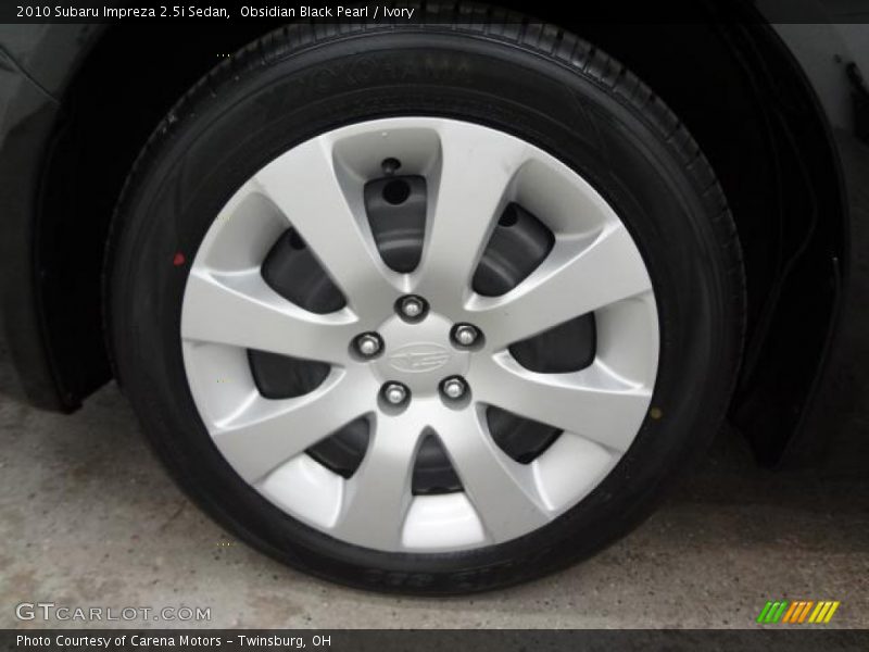 Obsidian Black Pearl / Ivory 2010 Subaru Impreza 2.5i Sedan