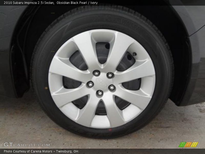 Obsidian Black Pearl / Ivory 2010 Subaru Impreza 2.5i Sedan