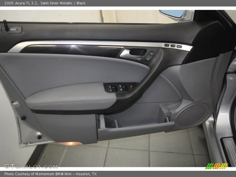Satin Silver Metallic / Black 2005 Acura TL 3.2