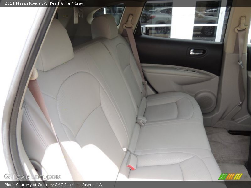 Pearl White / Gray 2011 Nissan Rogue SV